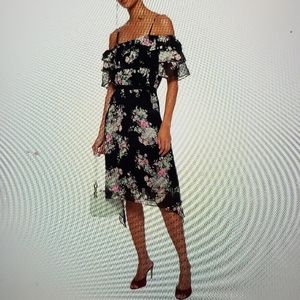 Brand new off-the-shoulder floral dress (4)